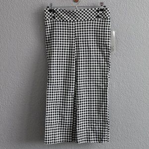 high waisted checkered pants